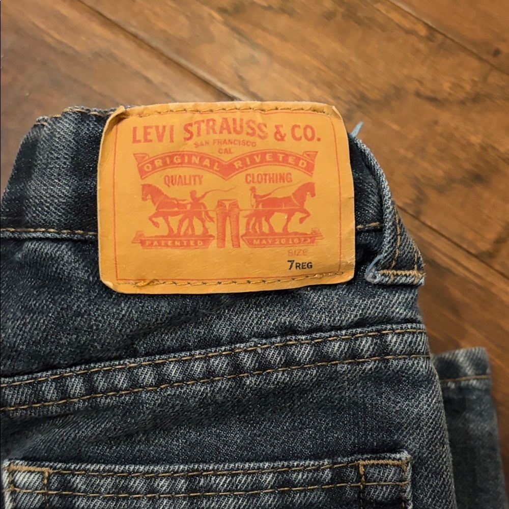 Levi's Kids 511 Slim Jeans— Size 7 Regular - Picture 5 of 6